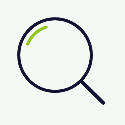 magnifier zoom search outline